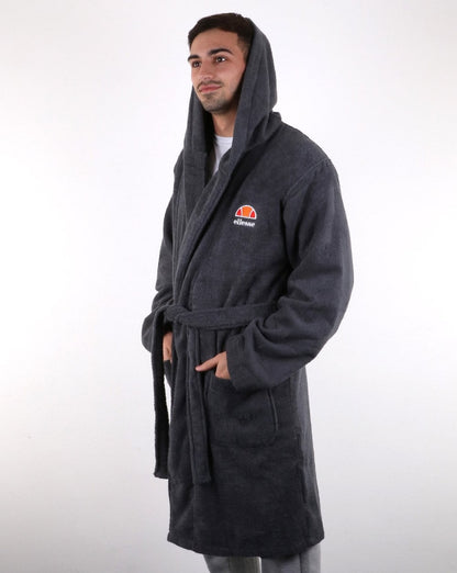Ellesse Frottee-Morgenmantel Grau