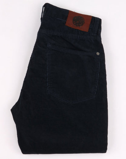 Pretty Green – Alastair – Cordhose mit 5 Taschen, Marineblau