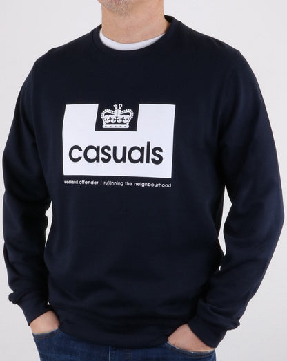 Weekend Offender Casuals Sweatshirt Marineblau