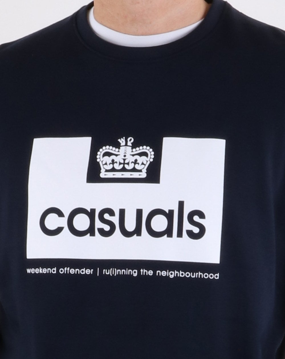 Weekend Offender Casuals Sweatshirt Marineblau