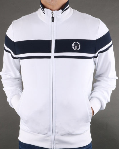 Sergio Tacchini Masters Trainingsjacke Weiß/Marineblau