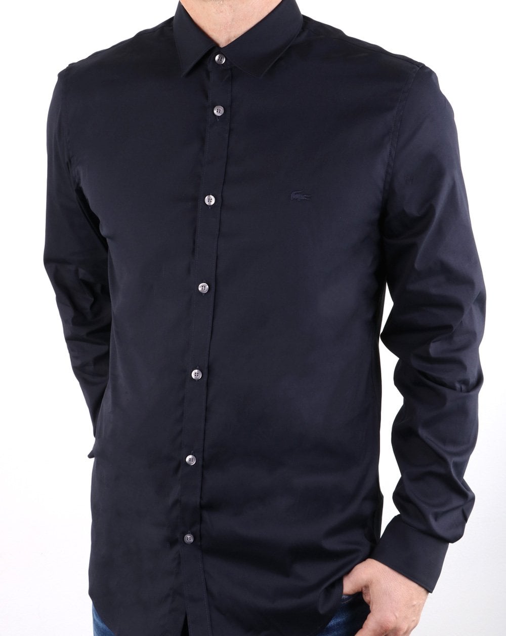Lacoste Woven Shirt Navy