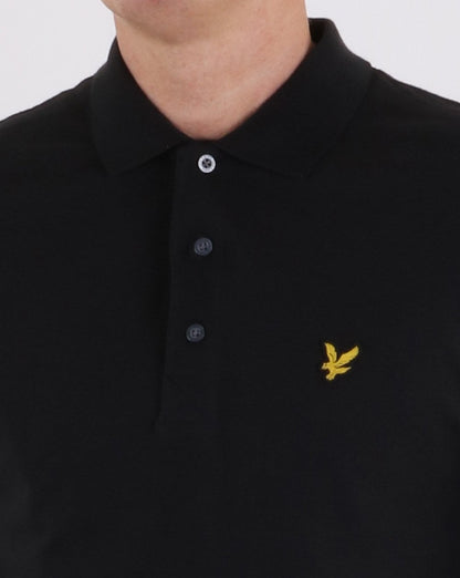 Lyle And Scott Langarm-Poloshirt True Black