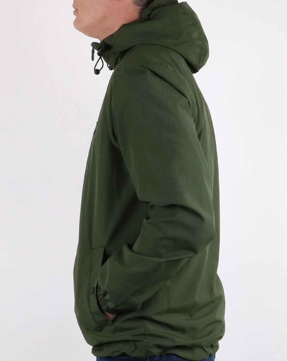 Lyle And Scott – Durchgehende Kapuzenjacke mit Reißverschluss, Woodland Green