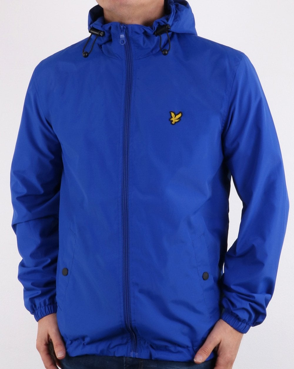 Lyle And Scott – Durchgehende Kapuzenjacke mit Reißverschluss in Duke Blue