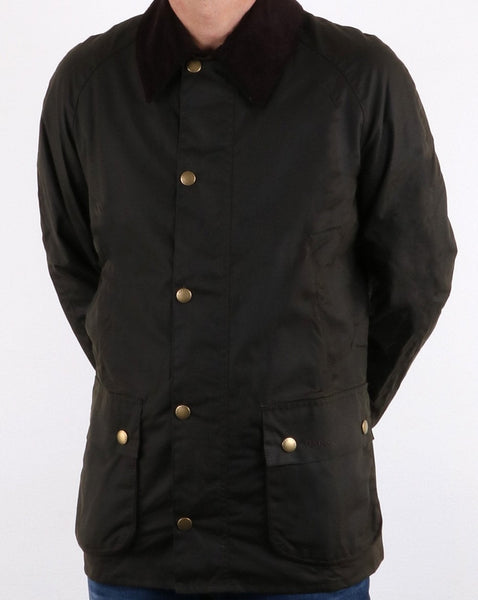 Barbour Ashby Wax Jacket Olive