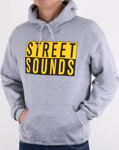 Street Sounds Logo Hoodie Mittelgrau Meliert