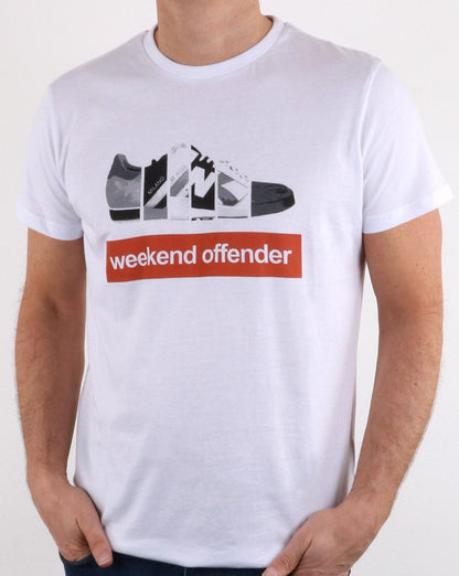 Weekend Offender Trainerspotting T-Shirt Weiß
