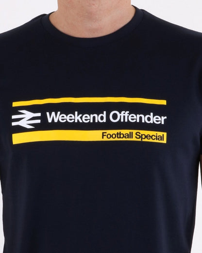 Weekend Offender Football Special T-Shirt, Marineblau