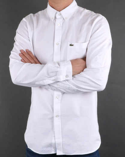 Lacoste Hemd Weiß