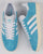 Adidas Gazelle Trainers Bright Cyan/White