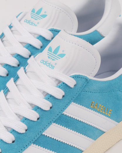 Adidas Gazelle Sneakers Hellcyan/Weiß