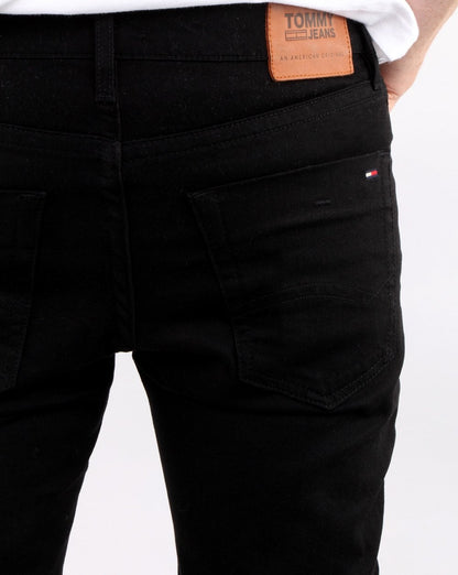 Tommy Jeans – Scanton – Slim-Fit-Jeans in Schwarz