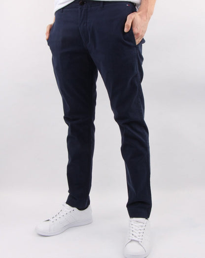Tommy Hilfiger Slim Fit Chinos Marineblau