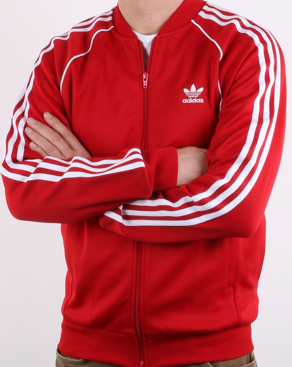 Adidas Originals Superstar Track Top Power Red