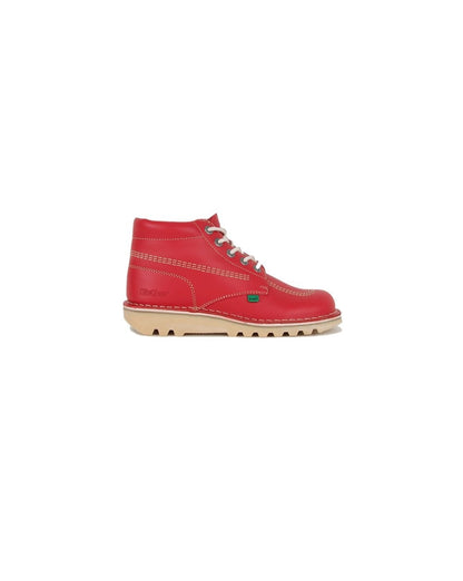 Kickers – Kick Hi – Rote Lederstiefel