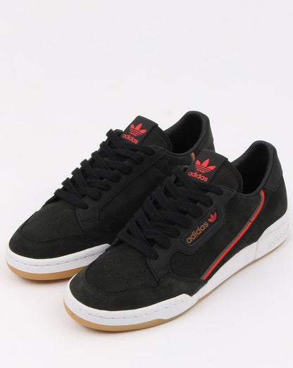Adidas Continental 80 x TFL Turnschuhe Schwarz/Rot/Braun