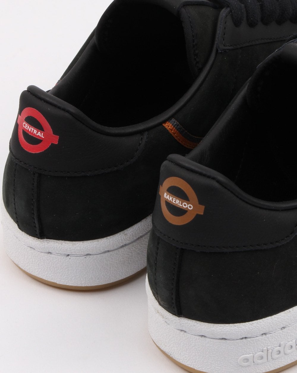 Adidas Continental 80 x TFL Turnschuhe Schwarz/Rot/Braun