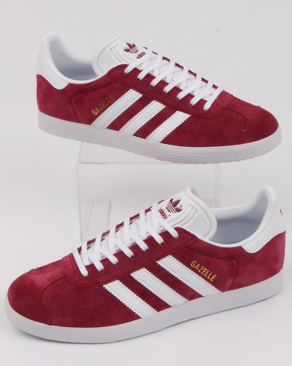 Adidas Gazelle Trainer Burgunderrot