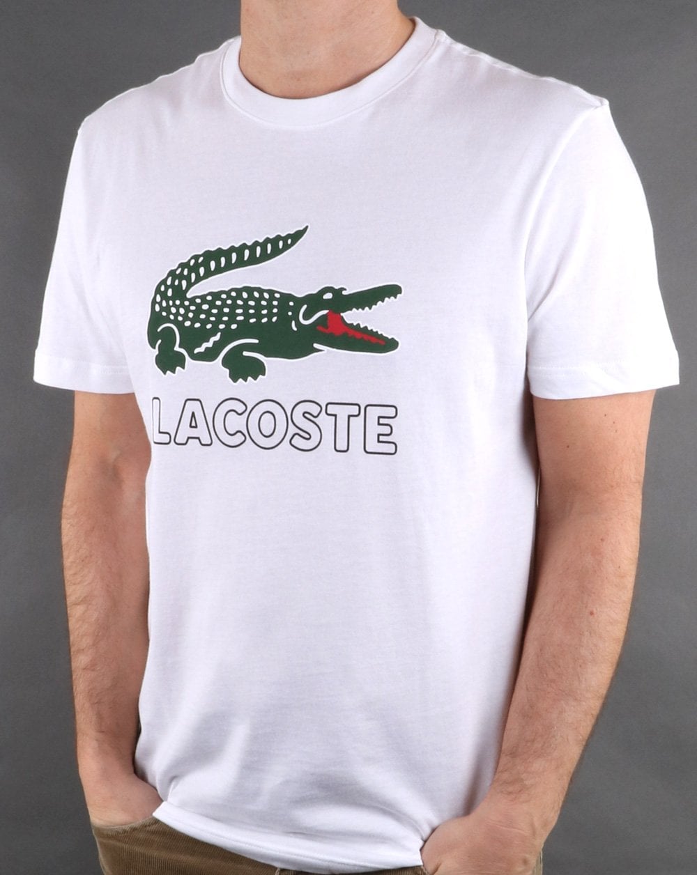Lacoste Logo T-Shirt Weiß