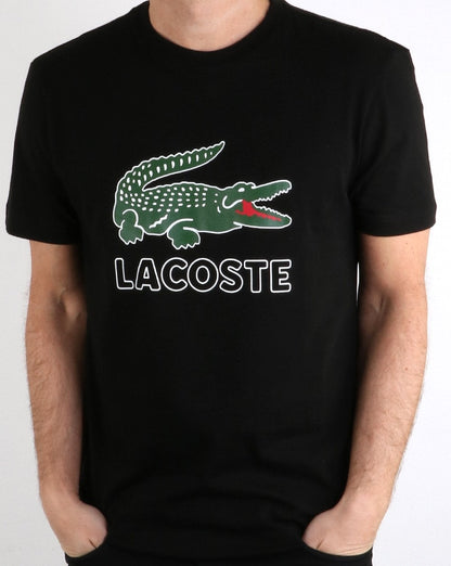 Lacoste Logo T-Shirt Schwarz