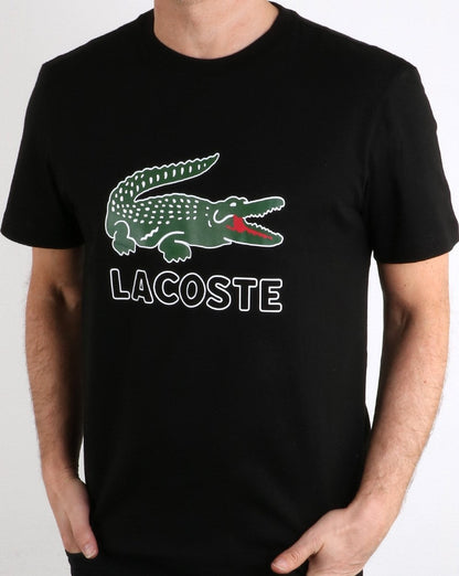 Lacoste Logo T-Shirt Schwarz