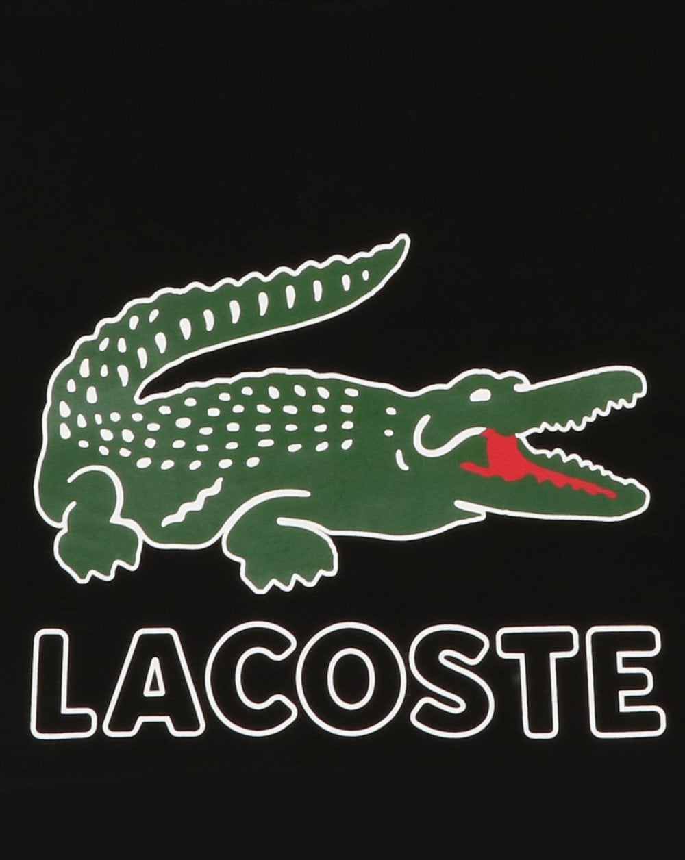 Lacoste Logo T-Shirt Schwarz