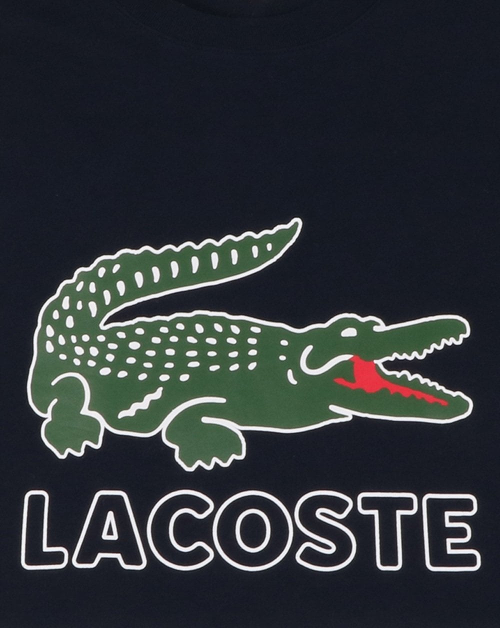 Lacoste Logo T-Shirt Marineblau