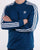 Adidas Originals 3 Stripes Long Sleeved T Shirt Legend Marine