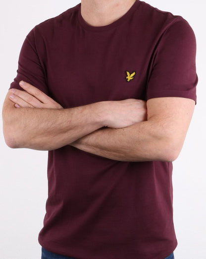 Lyle And Scott T-Shirt Burgunderrot