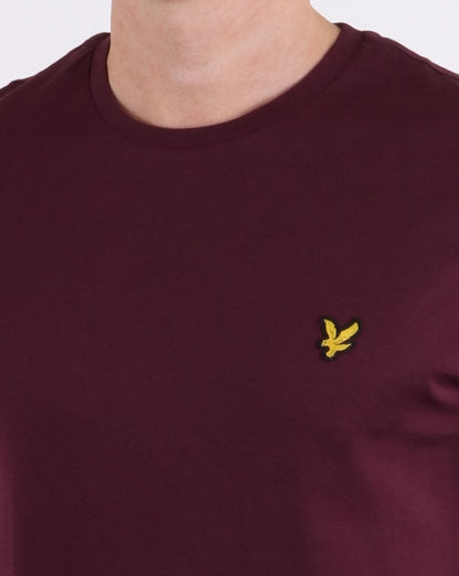 Lyle And Scott T-Shirt Burgunderrot
