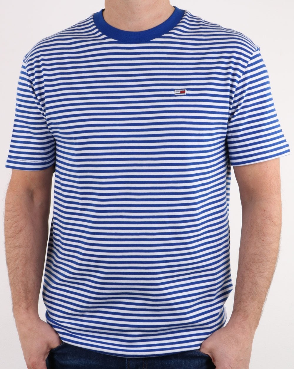 Tommy Hilfiger Stripe Tee Blue/White