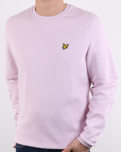 Lyle And Scott Sweatshirt mit Rundhalsausschnitt, Zartrosa