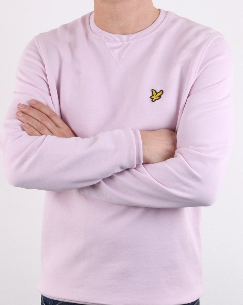 Lyle And Scott Sweatshirt mit Rundhalsausschnitt, Zartrosa