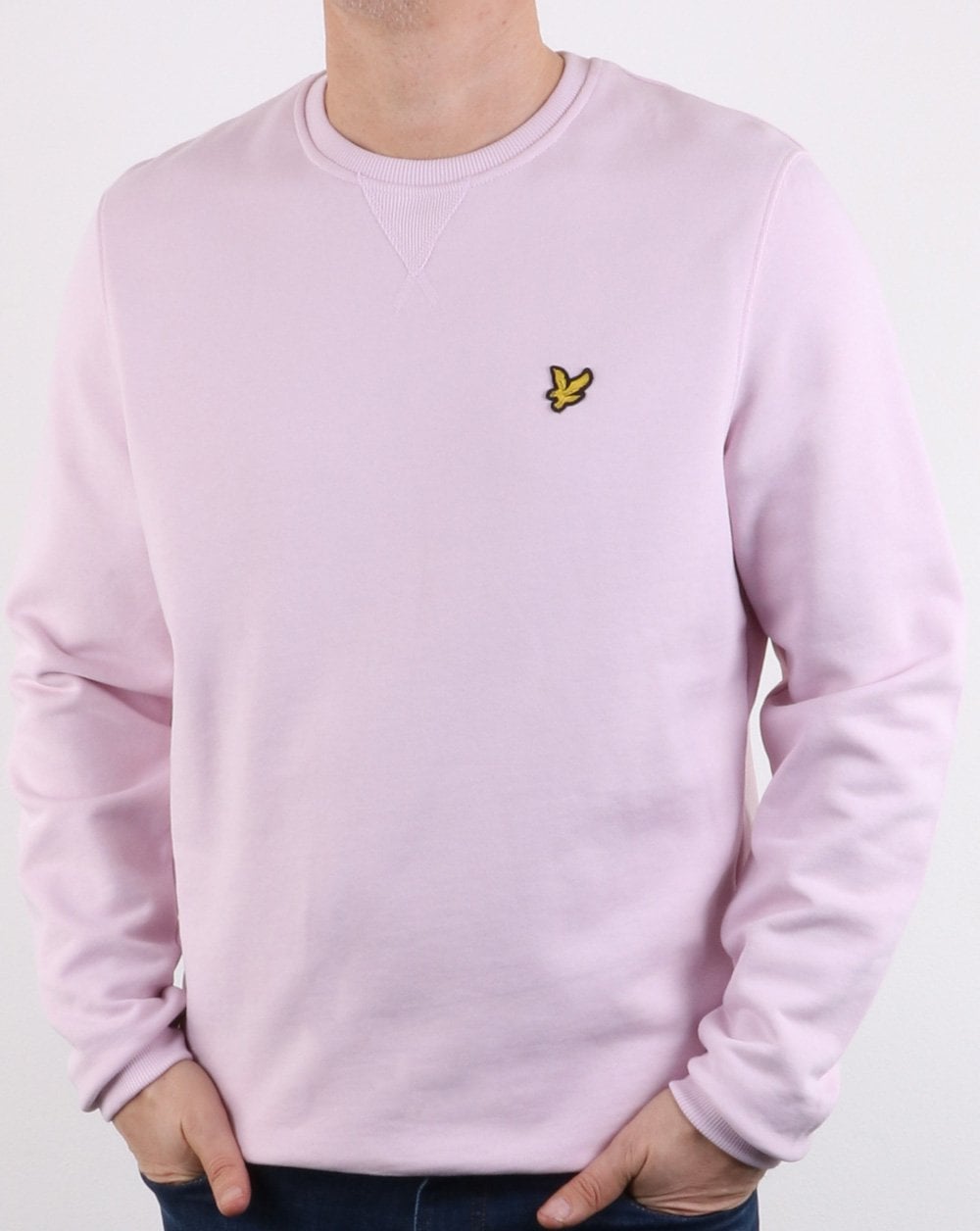 Lyle And Scott Sweatshirt mit Rundhalsausschnitt, Zartrosa