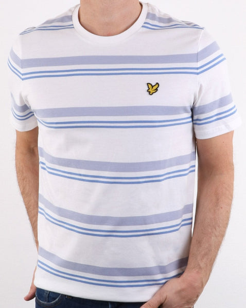 Lyle And Scott Stripe T-shirt White