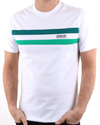 Barbour Circuit T-Shirt Weiß