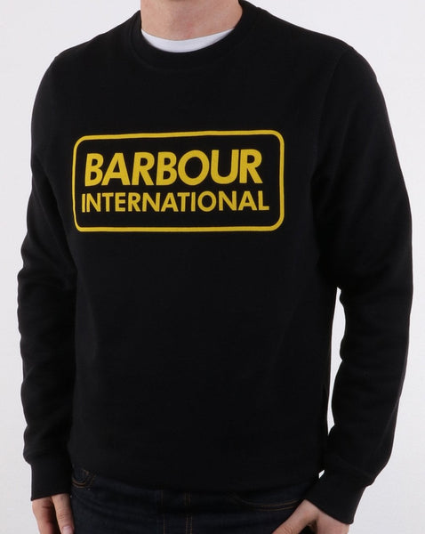 Barbour International Large Logo Sweatshirt Black