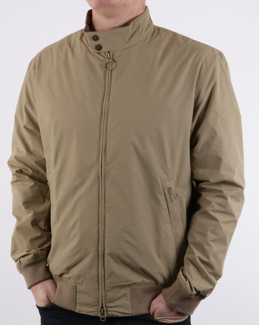 Barbour Harrington Royston Freizeitjacke Stein