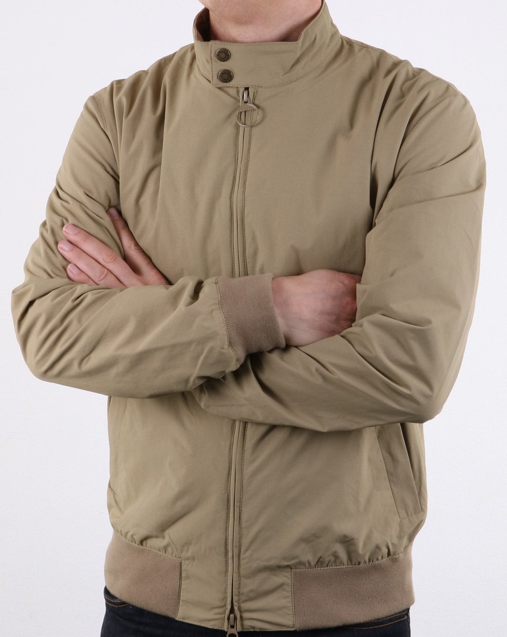 Barbour Harrington Royston Freizeitjacke Stein