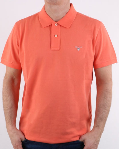Gant Pique Rugger Polo Koralle