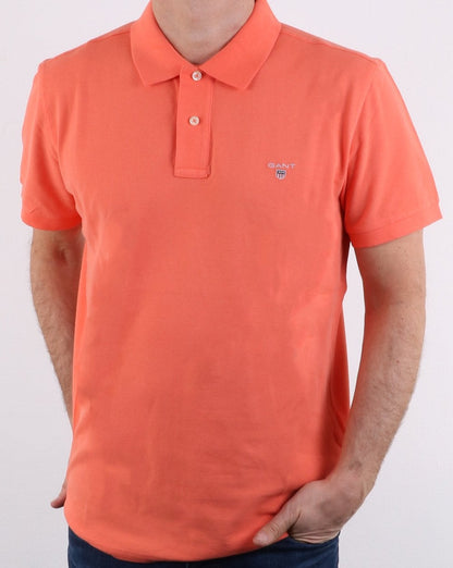 Gant Pique Rugger Polo Koralle