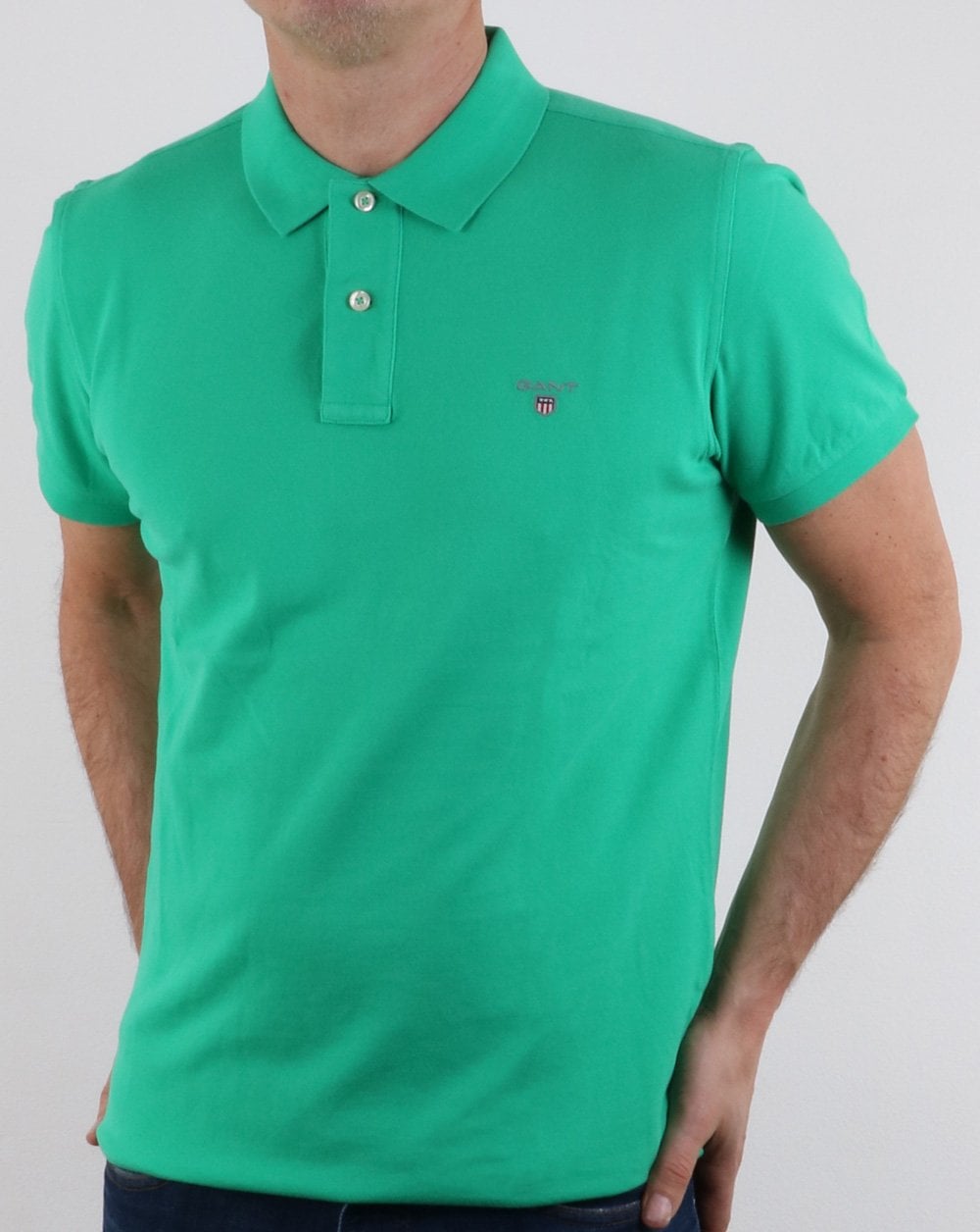 Gant Piqué Rugger Polo Blarney Green