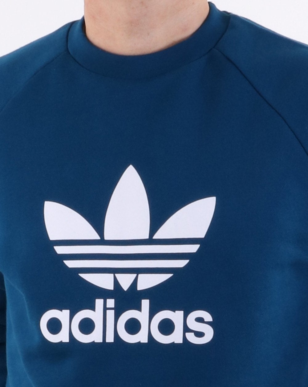 Adidas Originals Trefoil Crew Sweatshirt Dunkelblau