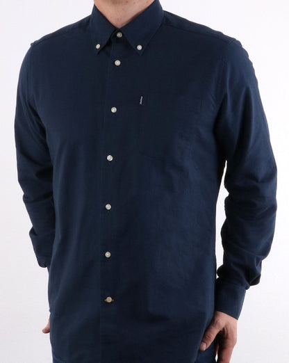 Barbour Oxford Hemd Marineblau
