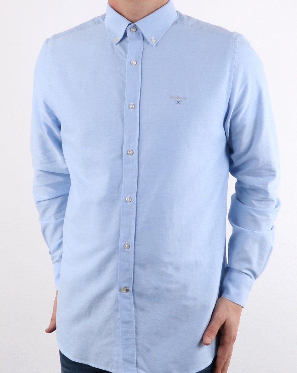 Barbour Oxford Hemd Himmelblau