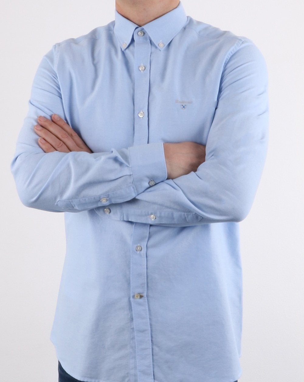 Barbour Oxford Hemd Himmelblau