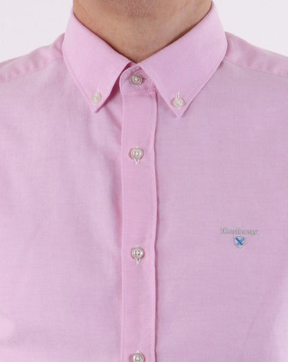 Barbour Oxford Kurzarmhemd Rosa
