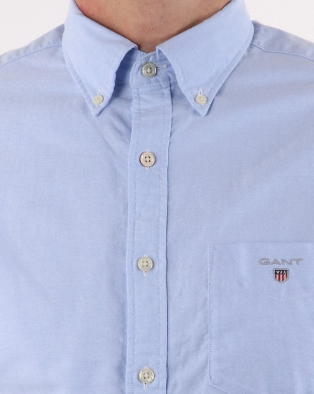Gant The Oxford Button Down Shirt Capri Blue