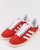 Adidas Gazelle Trainers Red/white vintage